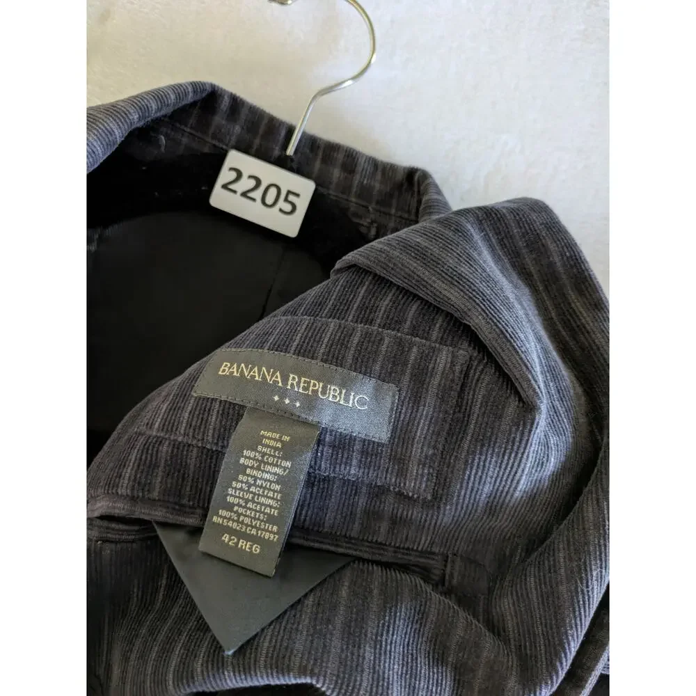Banana‎ Republic Blazer Pinstripe 48 Reg Preppy Lined Business Casual